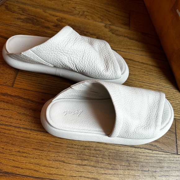 Marsell Cream Leather Sandals Size 40 - Picture 5 of 7